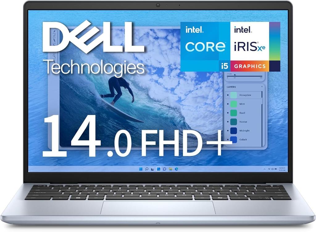Dell Inspiron 14 Core i5 16GB 512GB Ice Windows 11 Japanese 5440, 1334U, RAM, SSD, Blue, Home,
