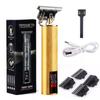 Digitální LCD displej T9 Celokovový holicí strojek Cestovní přenosný elektrický holičský elektrický přítlačný stroj na stříhání vlasů pro ženy