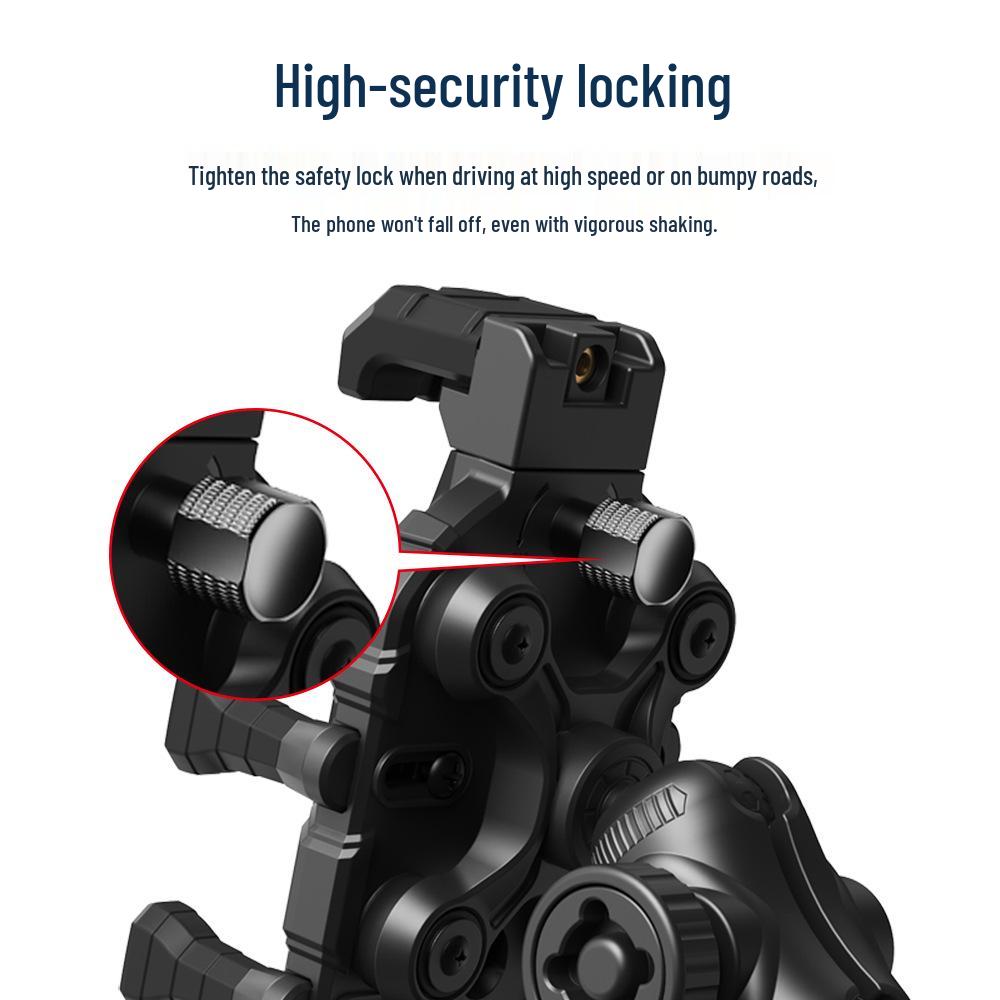 Wireless Fast-Charging Motorcycle & Scooter Phone Holder