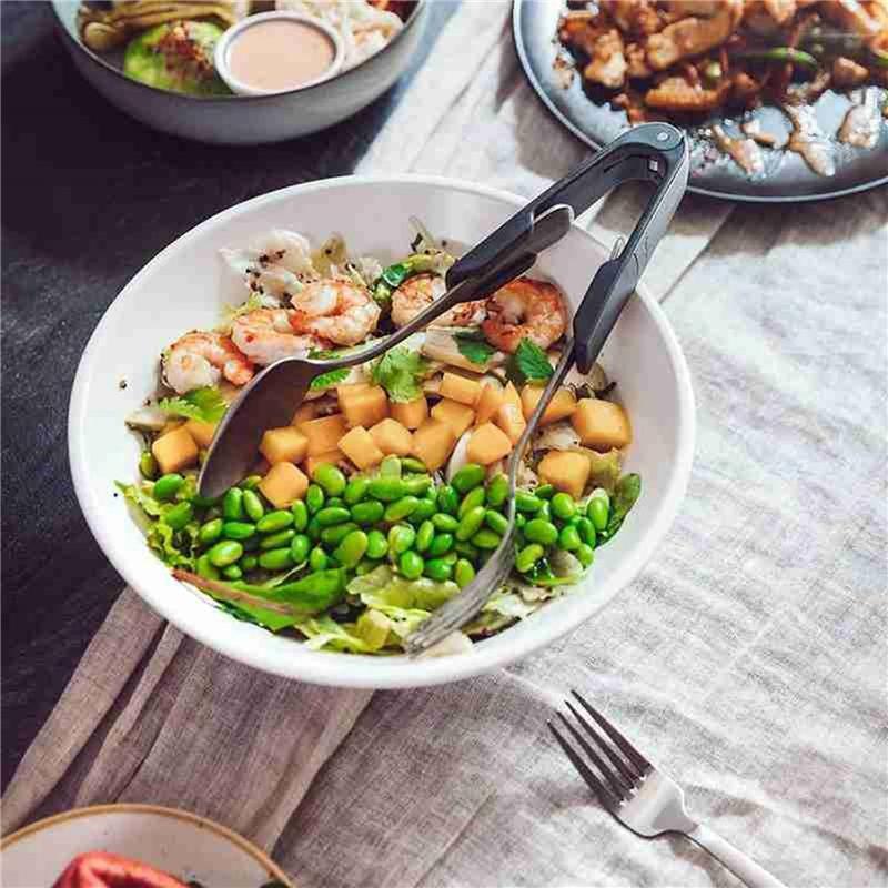 

ABWR-3X Bbq Clip Cutlery Clip Food Tongs No-Stick Food Clip BBQ Tongs Bread Clamp Cake Clip Tableware Kitchen Tools