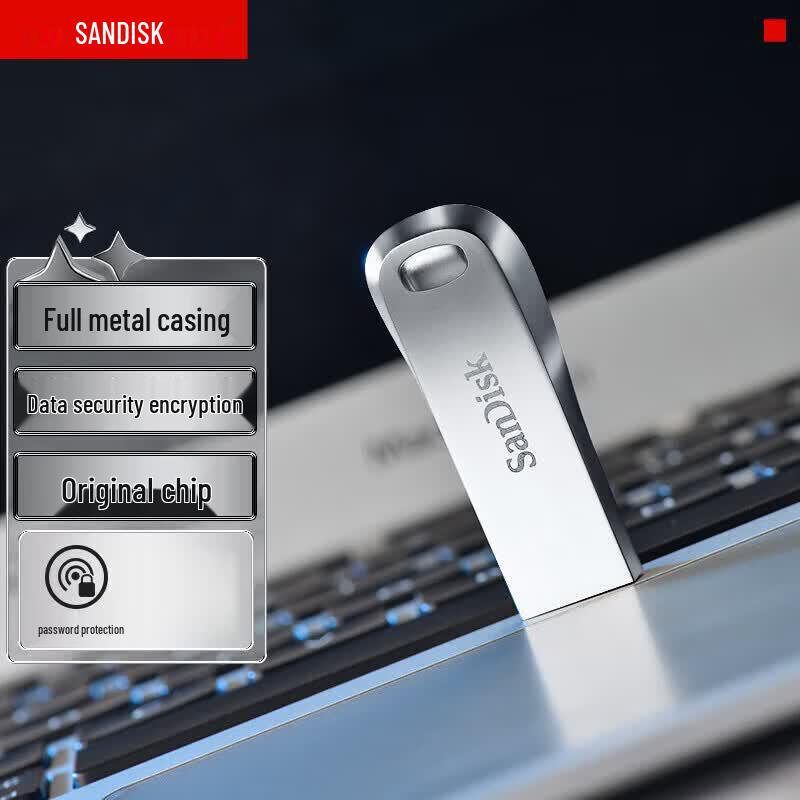 SanDisk CZ74 USB 3.2 High-Speed Secure Flash Drive