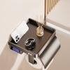 Wall Mounted Toilet Paper Holder Toilet Roll Holder with Garbage Bag Compartment Open Shelf Splash-Proof Multifunctional Toilet Paper Dispenser for