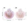 3D Rose Flower Heart Shape Silicone Candle Molds for Candle Soap Wedding Decoration Cake Molds Chocolate Fondant Molds
