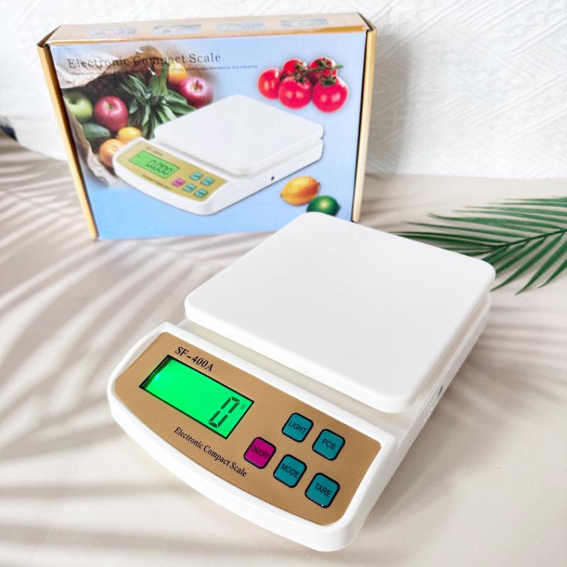 10kg/1g Precision Digital Electronic LCD Display Kitchen Scale Electronic Balance Scale Digital Kitchen Scales English Button