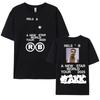Rapper RELS B Skinny Flakk 2025 Tour Tshirt Men Clothing Fashion Hip Hop Punk Street Tshirts Unisex High Quality Cotton T Shirt