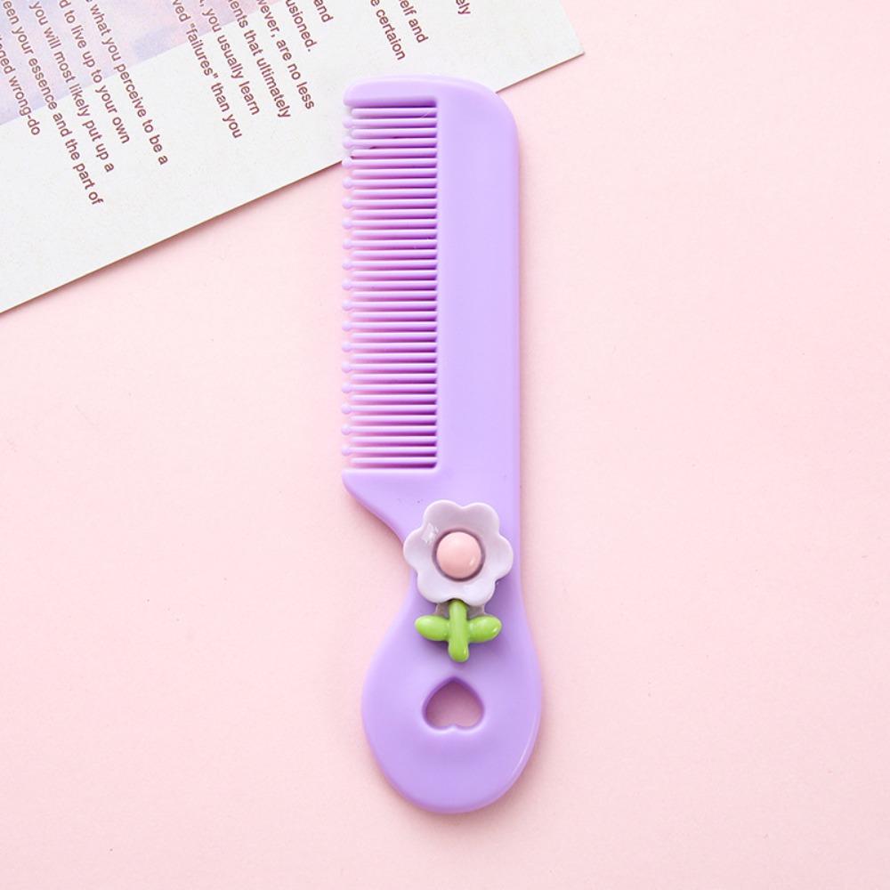 Wear Resistant Cute Student Portable Hair Comb Mini Children Baby Girl Hair Comb