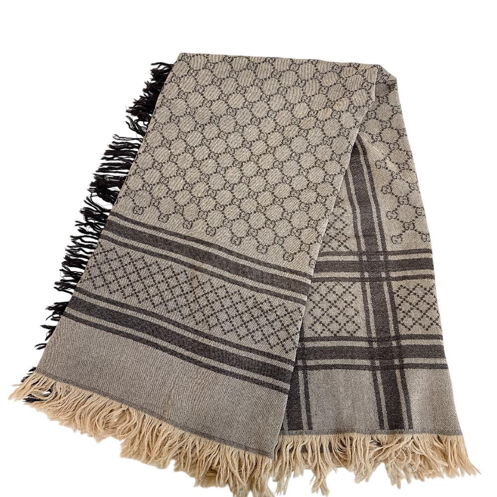 GUCCI GG wool Stall Brown wool Used