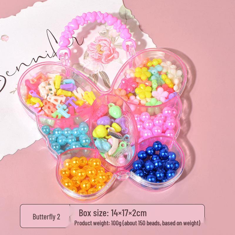 Jouets en perles faits à la main: Kit de Bijoux pour Filles DIY avec Bracelets et Colliers Puzzles Créatifs