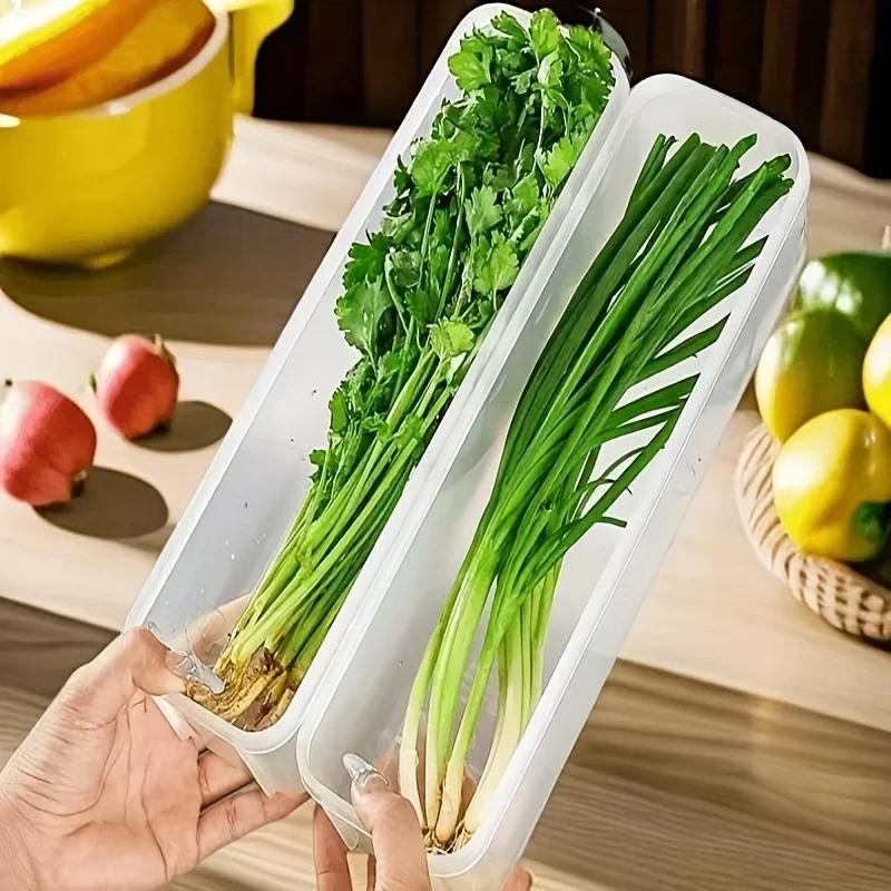 Food Preservation Boxes Refrigerator Fresh-keeping Storage Box Artifact Small Transparent Sealed Storage Organizer Containers