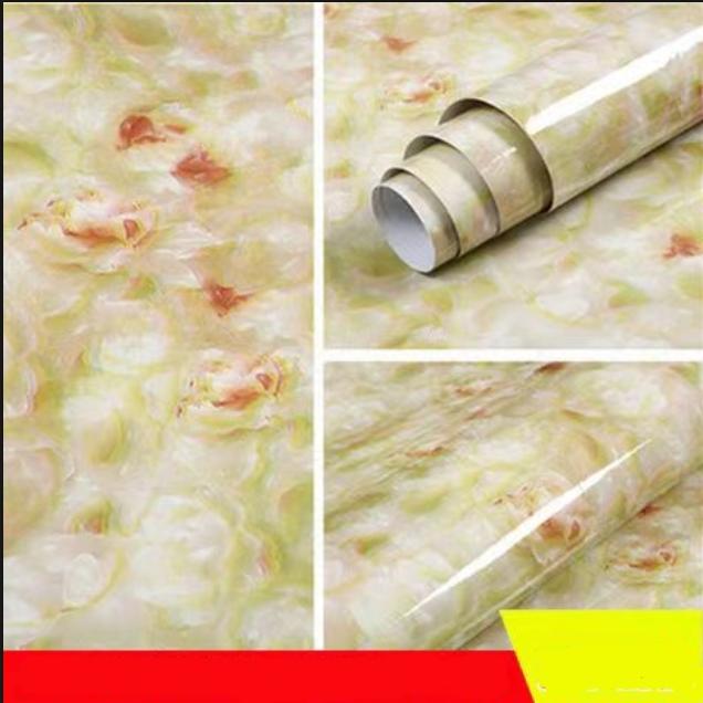 Papel tapiz y papel tapiz de mármol 3D de 5 metros, pegatinas de pared, vinilo de PVC, papel tapiz autoadhesivo 3D impermeable para pared, mesa, sala de estar, decoración del hogar