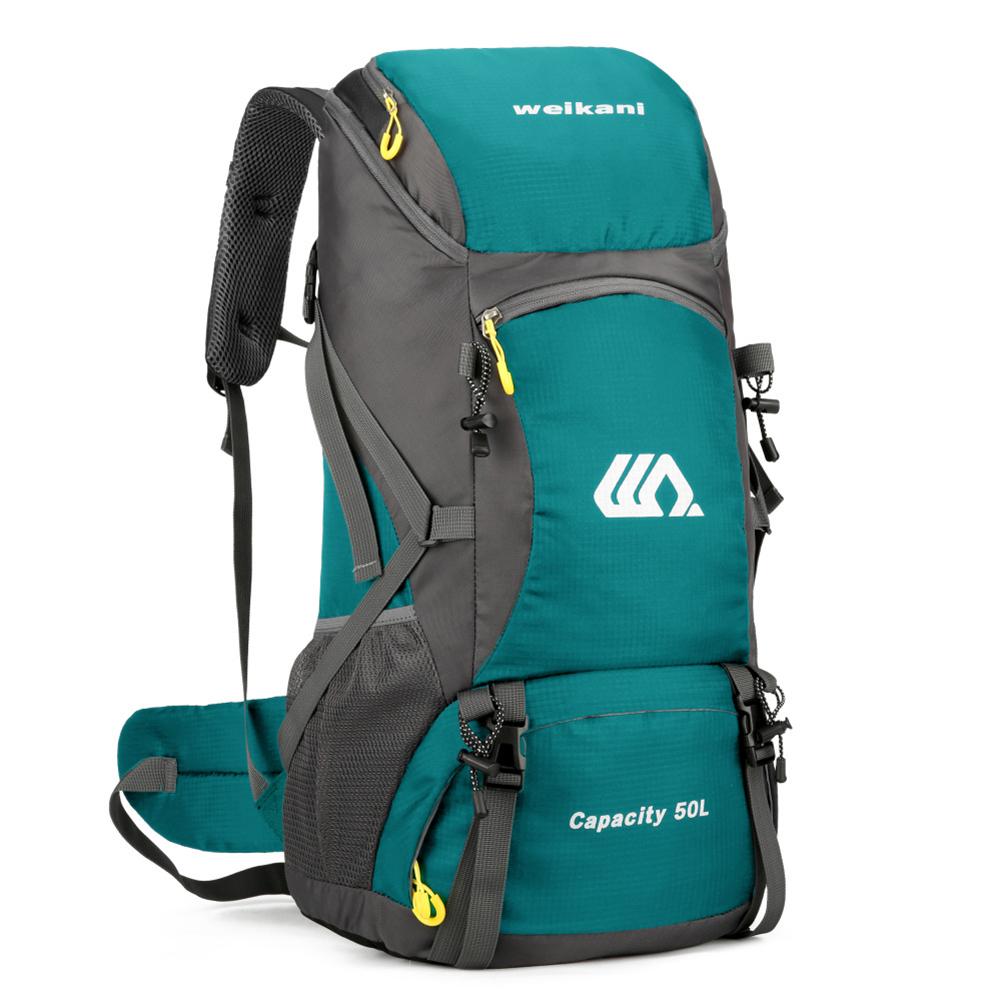 50L Waterproof Hiking Camping Backpack Trekking Bag Rucksack Large Capacity Travel Outdoor Sports Bags Camping Equipment Men