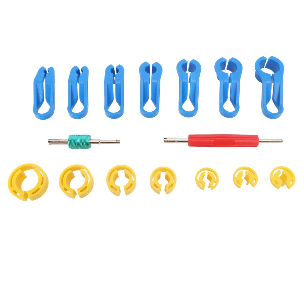 16PCS Car AC Fuel Line Disconnect Removal Tool Set with Storage Box Compact for Air Conditioning Pipes Heater Hose