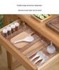 Transparent Desk Organizer with Compartments - Thickened Plastic Drawer for Small Items Storage