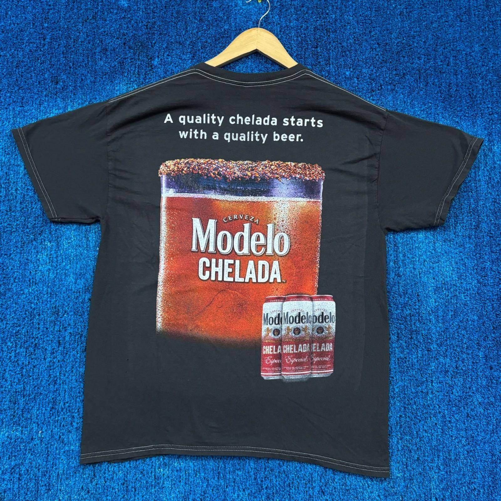 Cerveza Modelo Chelada Beer T-Shirt Size Medium Unisex T-Shirt M