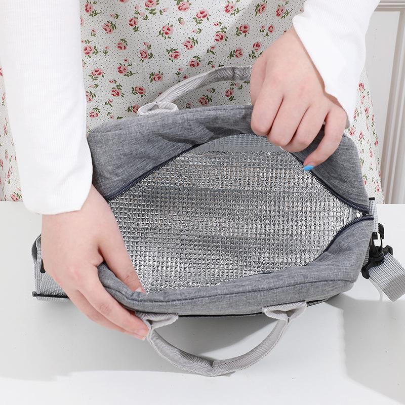 Top-Selling Large Insulated Lunch Bag with Cationic Design and Aluminum Foil Lining
