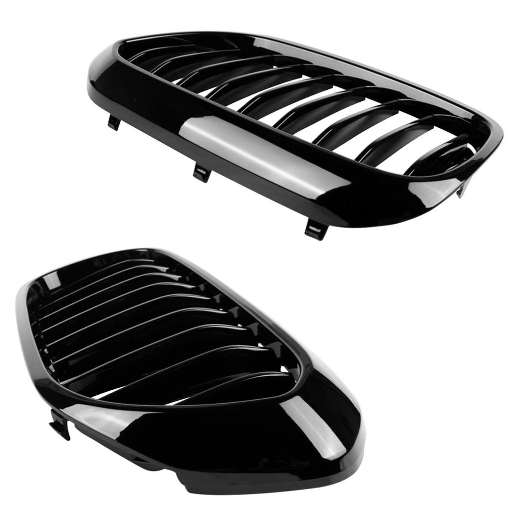 Zealhot Front Kidney Compatible with BMW 5 Series 550i Black Kidney Grille Grille, G30, G31, G38, 525i, 530i, 540i, (2018-2020), (Glossy Finish)