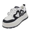 Leather lightweight thick-soled little white shoes women's 2025 spring and autumn new round head height-increasing casual shoes small love board shoes