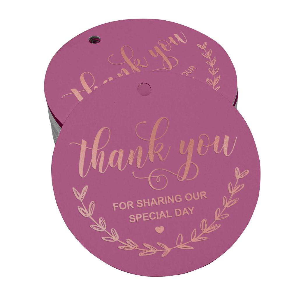 Inkdotpot Thank You For Sharing Our Special Day Bridal Shower-Baby Shower-Retirement-Wedding-Birthday Bottle Tag