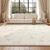 Cream Style Carpets for Living Room Light Luxury Bedroom Decor Rug Fluffy Soft Cloakroom Plush Mat Home Washable Non-slip Carpet