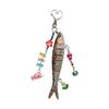 Cute Fish Keychain Durable Alloy Resin Charm Lightweight Portable Accessory For Keys Bags Gift Idea