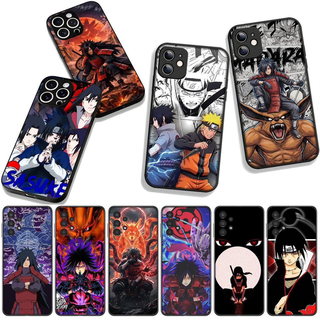 for Motorola Moto G54 G05 G24 G55 G75 G85 G15 G86 Power Edge 50 30 Fusion neo Pro Case Madaras Uchiha Sasuke Narutos Akatsuki