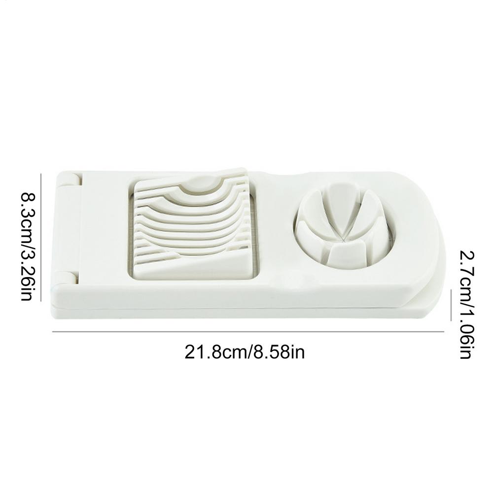 Яйцерезка Многоцелевая из нержавеющей стали проволочная яйцерезка фрукторезка клубникорезка варенояичная резка кухонный инструмент белый