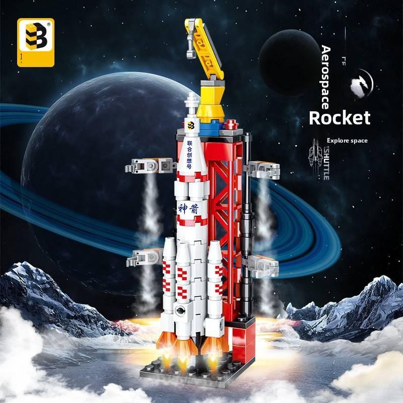 Space Assembly Rocket Building Blocks For Educational Activities And Kids Gift