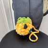 New Ladies Knitted Bag Cute Woven Shoulder Crossbody Small Bag Casual Women's Bag