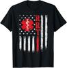 USA American Flag Respiratory Therapist Therapy T-Shirt Unisex T-Shirt