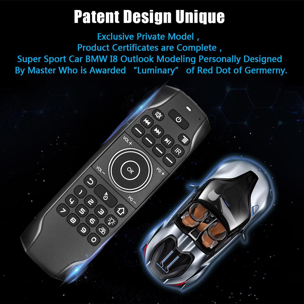 G7BTS Bluetooth Remote Control Backlight Wireless Keyboard Remote Control Bluetooth Air Mouse USB Charging for Android TV Box