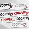 3D Auto Metal Cooper S SD Badge Car Rear Trunk Emblem Sticker LOGO Decor For Cooper ONE Clubman Paceman JCW R56 R58 R59 F60