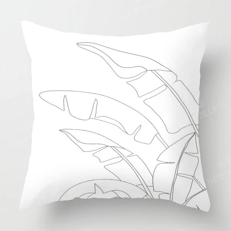 Modern Decorative Cushion for Home Living Room Decor Throw Pillow Cover 45*45 40x40cm 60x60cm 45x45cm 50x50cm Abstract Morandi