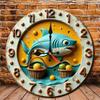 25x25cm Wooden Wall Clock Combining Natural Beauty with Functional Timekeeping