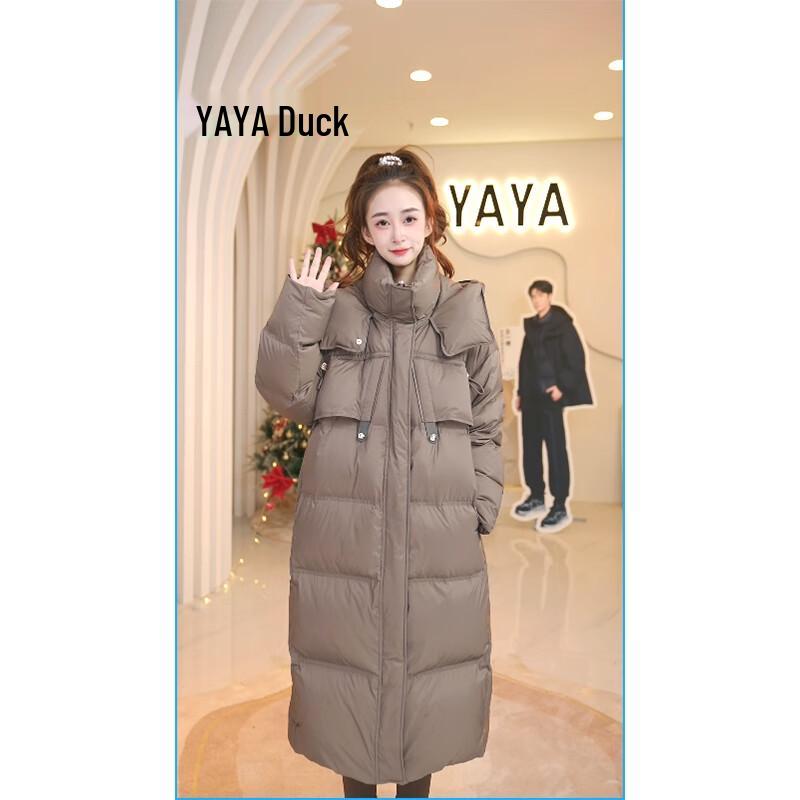 

YAYA 2024 Женский длинный пуховик с капюшоном L