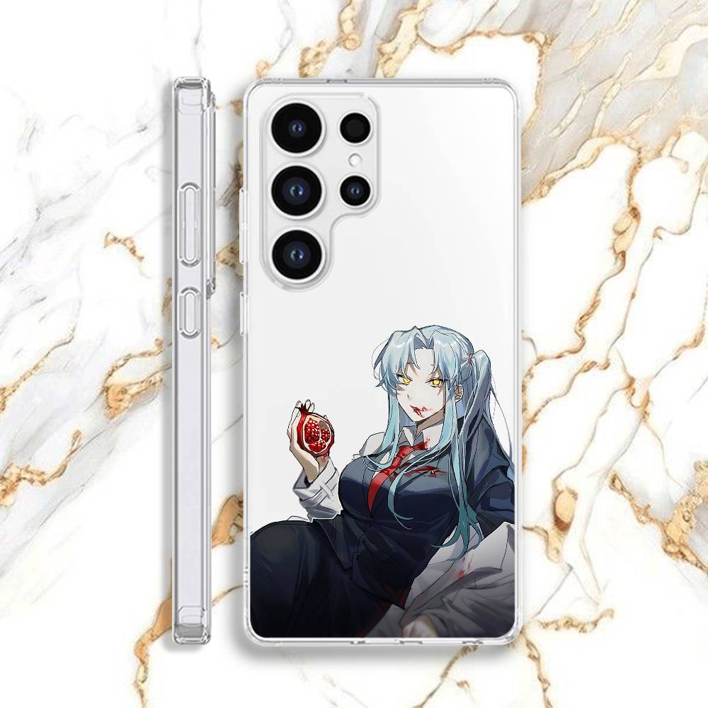 

L-Library Of R-Ruina Angela Phone Case For Samsung S22,S24,S30,S10,S21,S25,S23,S10,PIus,Ultra,5G,FE,lite Transparent Cover SamsungS10plus