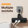Europäische Steckdosenleiste mit 5 AC-Steckdosen & Einzelnen Schaltern – Optionale USB/Typ-C-Anschlüsse