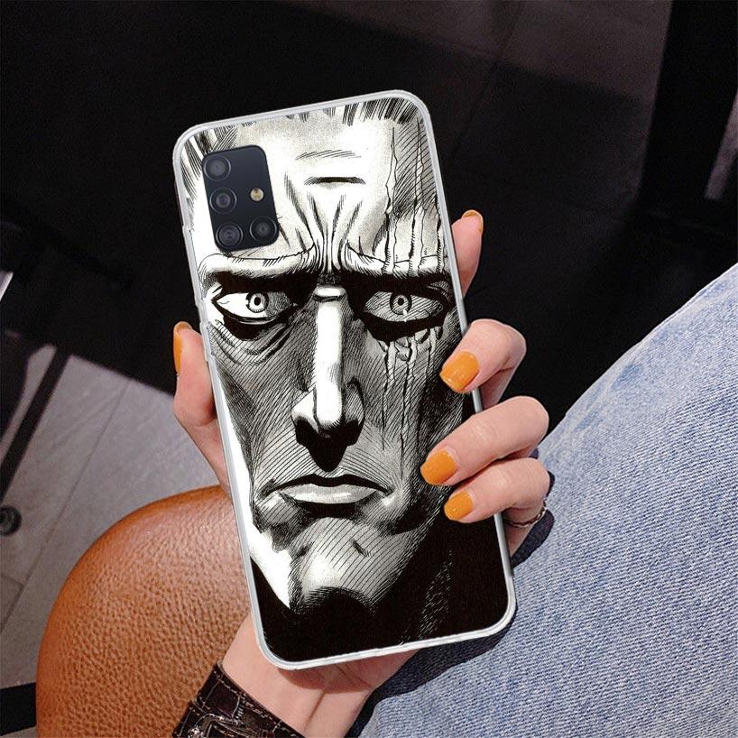Anime One-Punch Man Phone Case For Samsung Galaxy A52 A32 A22 A12 A51 A31 A50S A30S A20S A10S Note 20 Ultra 10 Plus S10 A72 A71
