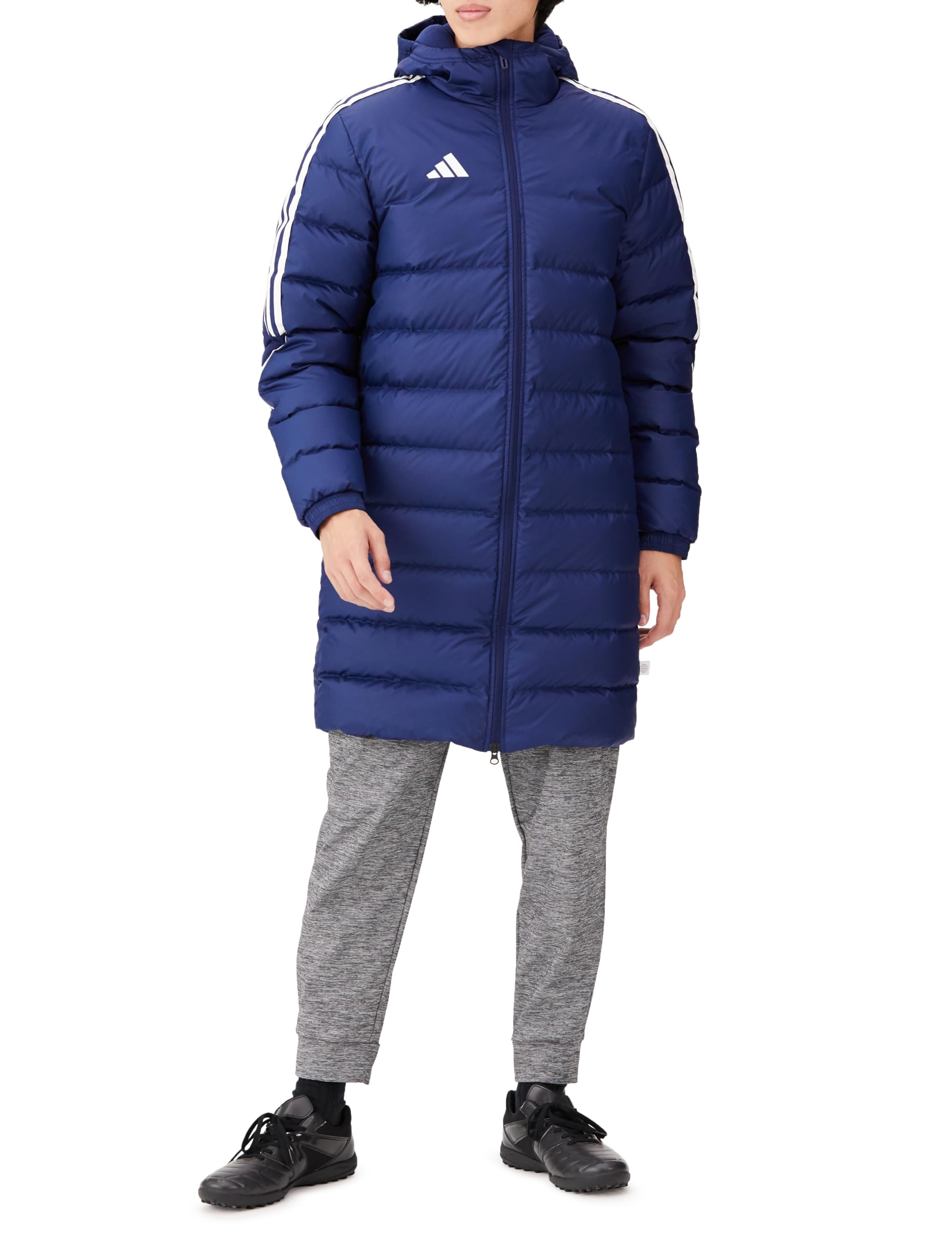

Футболка вниз Tiro 23 League Длинная пуховая куртка NUH32 Team Navy Blue [Adidas] Мужская (HS3616) Дж/С