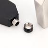 Compact 304 Stainless Steel Hip Flask - Food-Grade, Portable, Creative Barware for Outdoors and Baijiu.