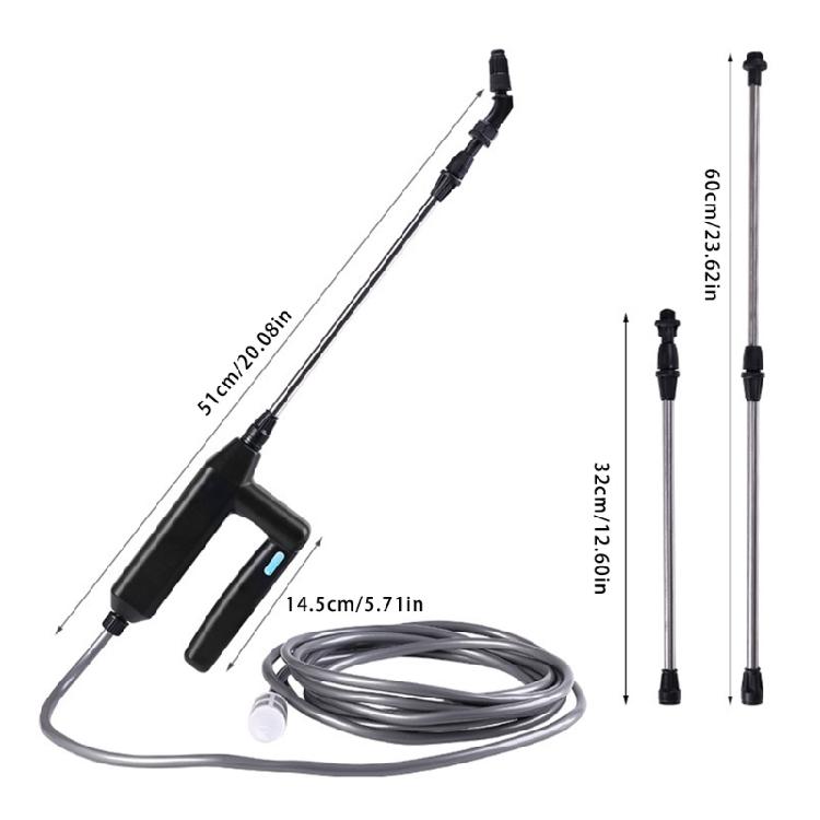 7.4V High Efficiency Electric Sprayer With Swiveling Nozzle Suitable For Various Spaces