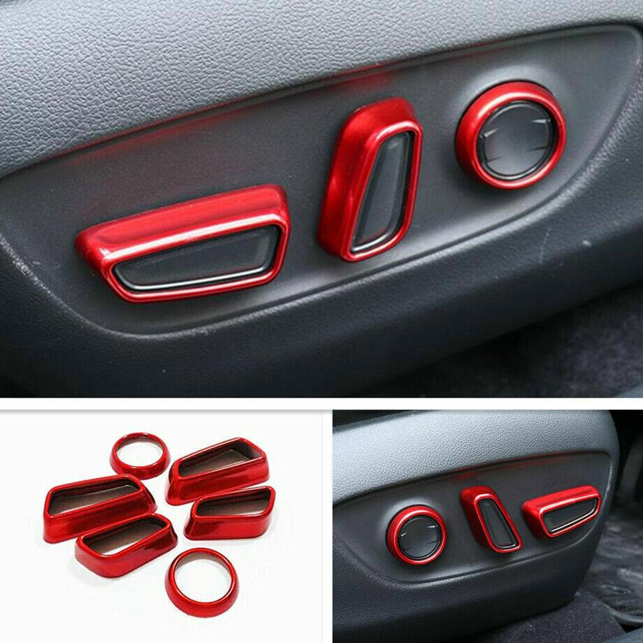 For Toyota Highlander - ABS Red Inner Seat Position Switch Button Cover