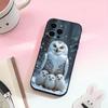 Cute Owl  Phone Case For iPhone 17,16,15,14,13,12,11 Plus,Pro,Max,XS Silicone Soft Cover