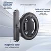 Magnetic Base Phone Mount Bracket Universal for Most Mobile Phone Rotating Aluminum Stand Holder for GYM Metal Surfaces