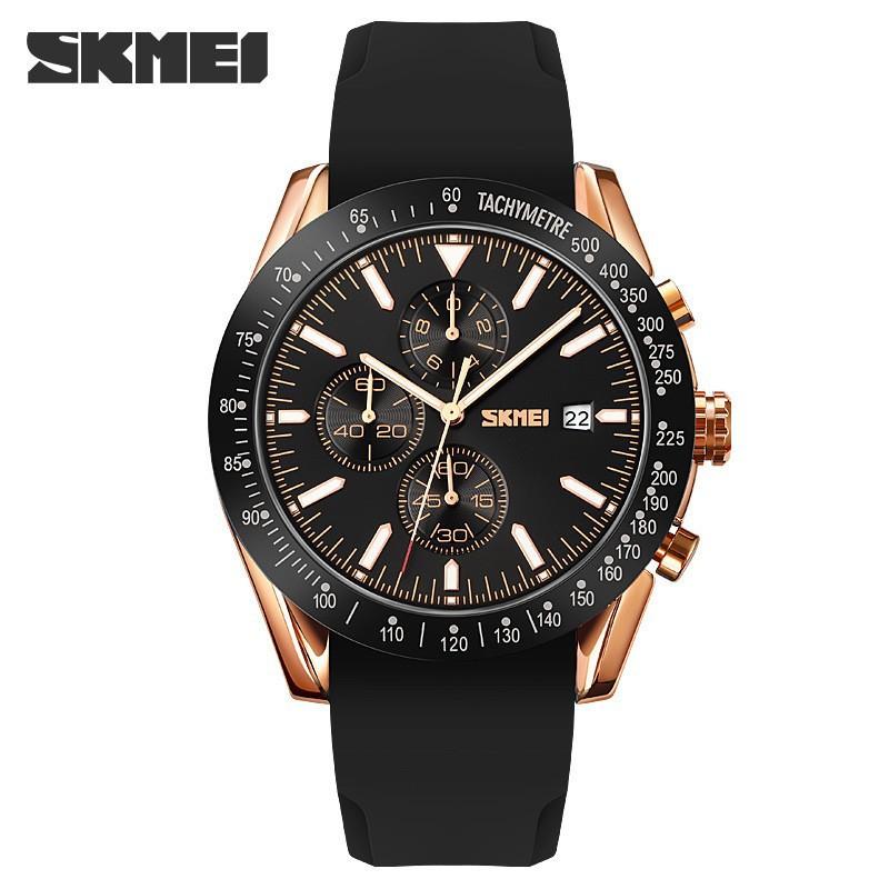 Moment Beauty Fashion Business Multifunctional Mechanical Wind Watch Male Student Waterproof Steel Belt Quartz Watch