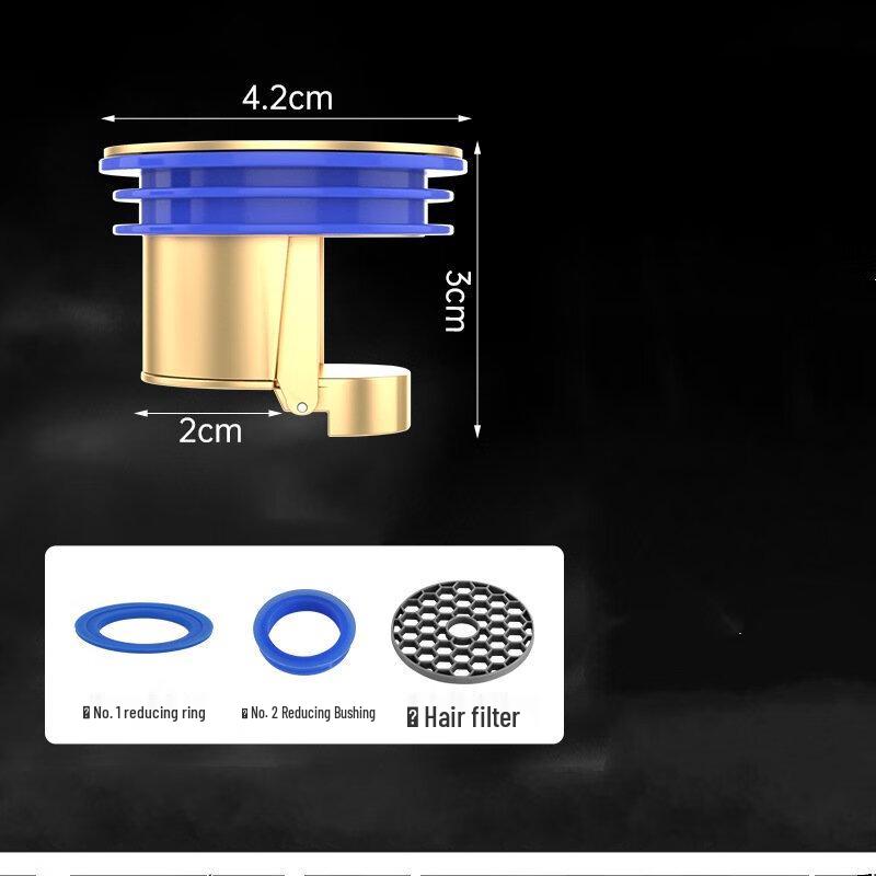 MDNG Copper Bathroom Floor Drain Core 4-Pack