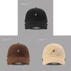 Cotton Baseball Cap With Embroidered Letters For Casual Outdoor Summer Wear
