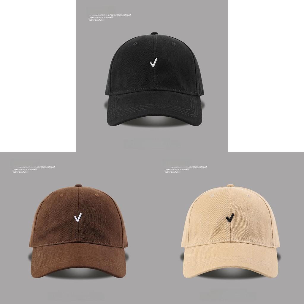 Cotton Baseball Cap With Embroidered Letters For Casual Outdoor Summer Wear