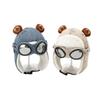 Children's Fleece-Lined Pilot Hat: Warm, Windproof Ear Protection for Boys and Girls - Perfect for Autumn and Winter