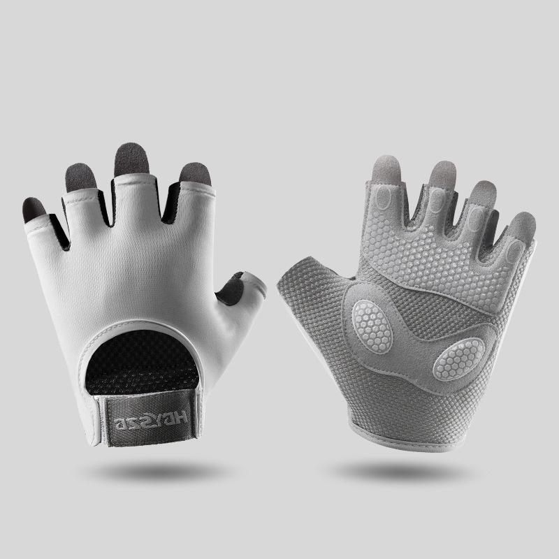 Fitness Half Finger Gloves Men Women Palm Thickening Shock Absorption Wear Barbell Training Non-Slip Sports