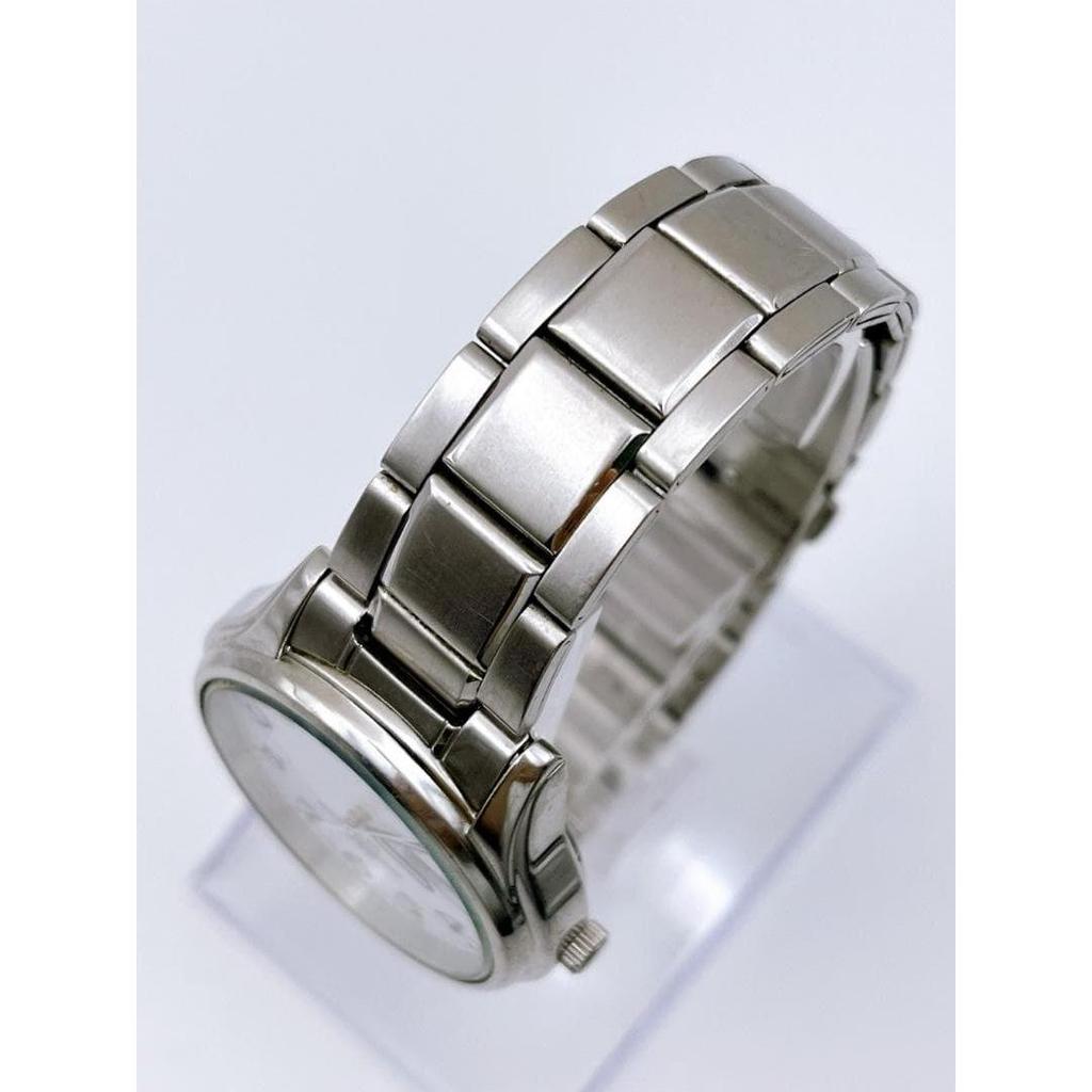 Used ALBA Alba Watch Working Item V158-0AX0 White Cleaned